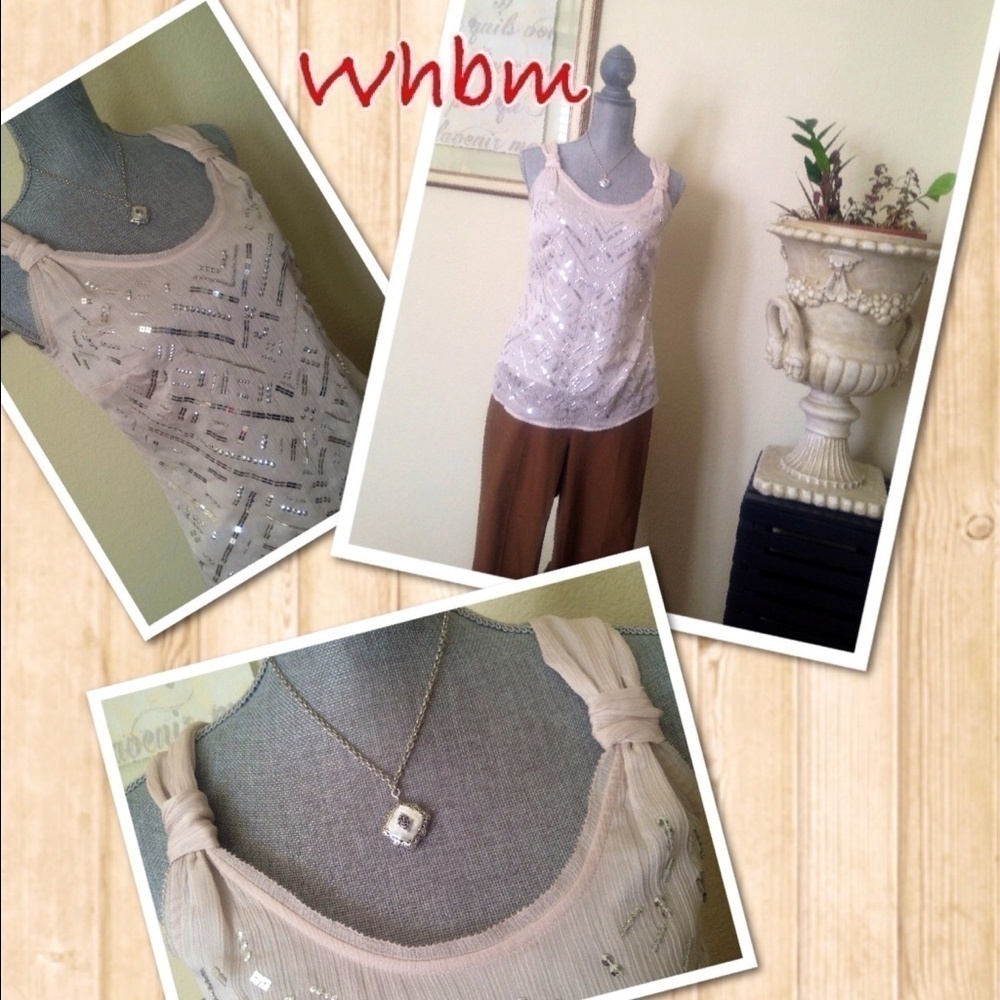 - WHBM chiffon top